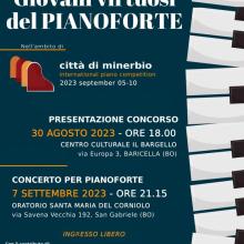 Presentazione del concorso pianistico internazionale "Città di Minerbio" a Baricella