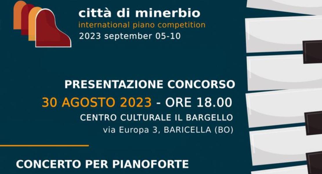 Presentazione del concorso pianistico internazionale "Città di Minerbio" a Baricella