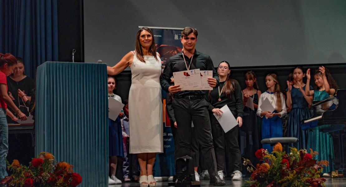 Premiazione Rassegna internazionale per giovani pianisti Città di Minerbio 2025