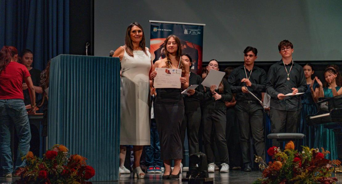Premiazione Rassegna internazionale per giovani pianisti Città di Minerbio 2025