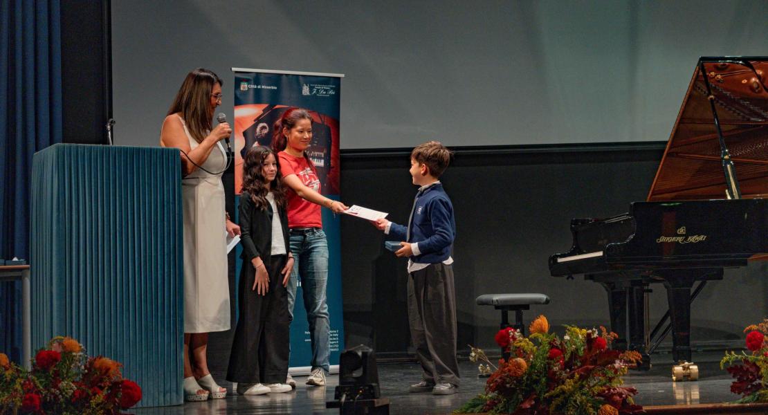 Premiazione Rassegna internazionale per giovani pianisti Città di Minerbio 2025