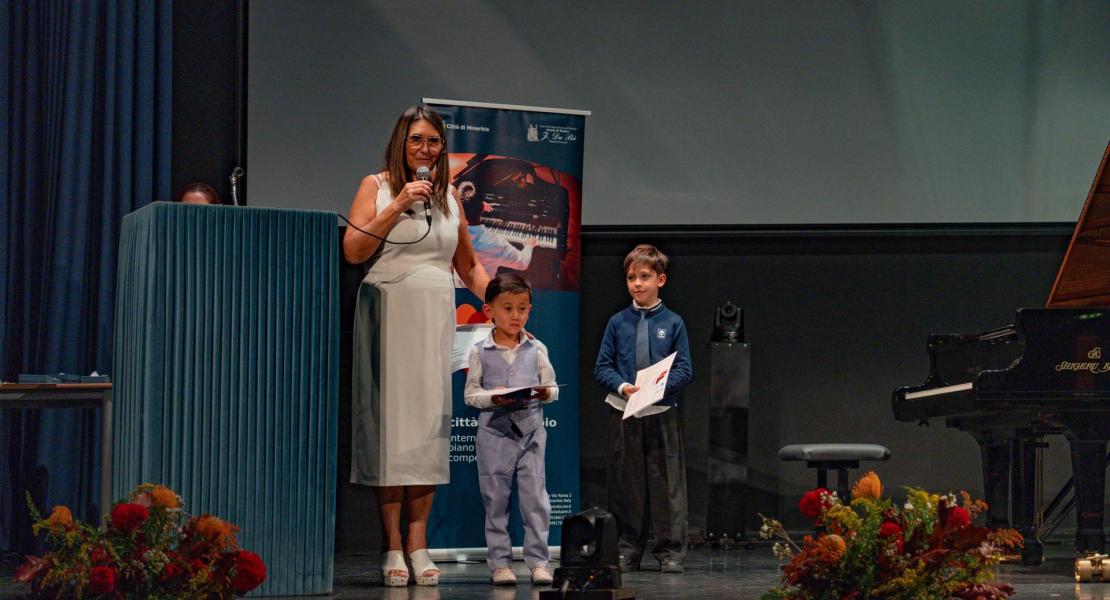 Premiazione Rassegna internazionale per giovani pianisti Città di Minerbio 2025