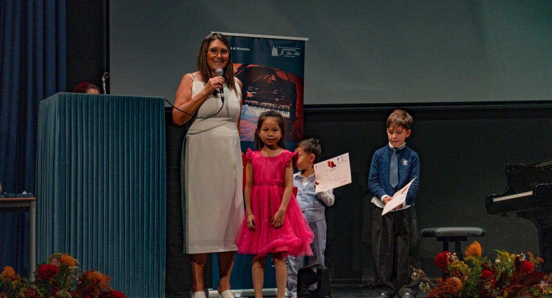 Premiazione Rassegna internazionale per giovani pianisti Città di Minerbio 2025