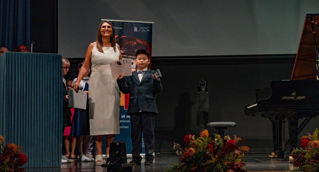 Premiazione Rassegna internazionale per giovani pianisti Città di Minerbio 2025