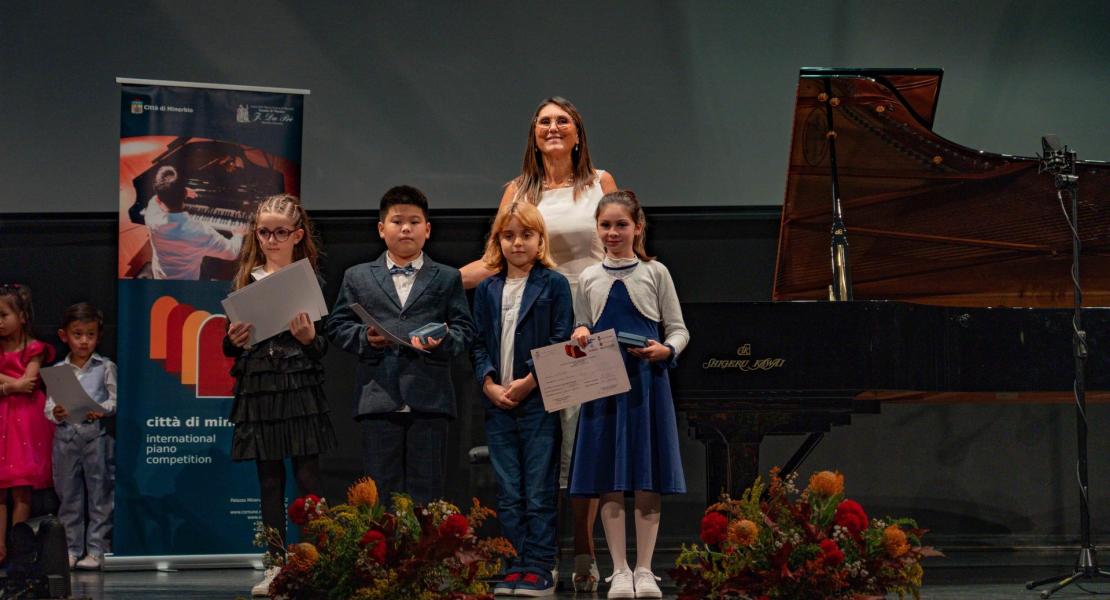 Premiazione Rassegna internazionale per giovani pianisti Città di Minerbio 2025