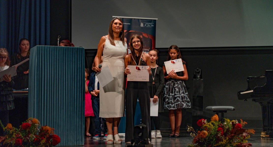Premiazione Rassegna internazionale per giovani pianisti Città di Minerbio 2025