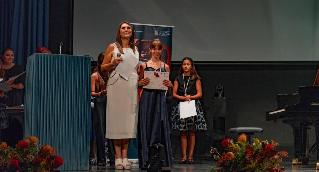 Premiazione Rassegna internazionale per giovani pianisti Città di Minerbio 2025