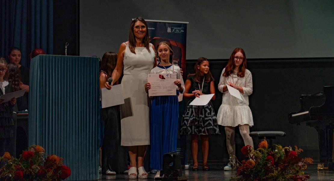 Premiazione Rassegna internazionale per giovani pianisti Città di Minerbio 2025