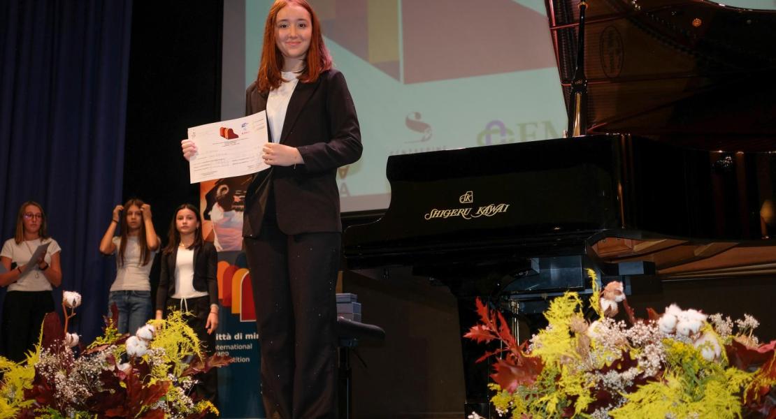 CERIMONIA DI PREMIAZIONE Rassegna giovani Pianisti