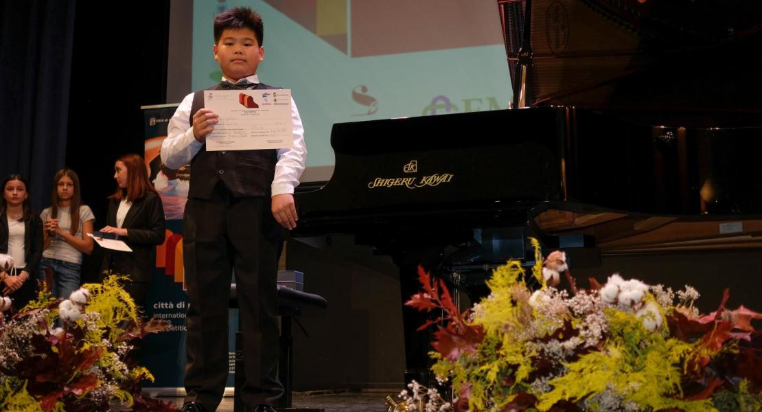 CERIMONIA DI PREMIAZIONE Rassegna giovani Pianisti