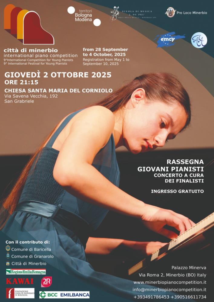 Rassegna giovani pianisti 2025 San Gabriele