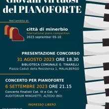 Presentazione del concorso pianistico internazionale "Città di Minerbio" a Malabergo