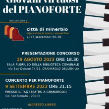 Presentazione del concorso pianistico internazionale "Città di Minerbio" a Granarolo